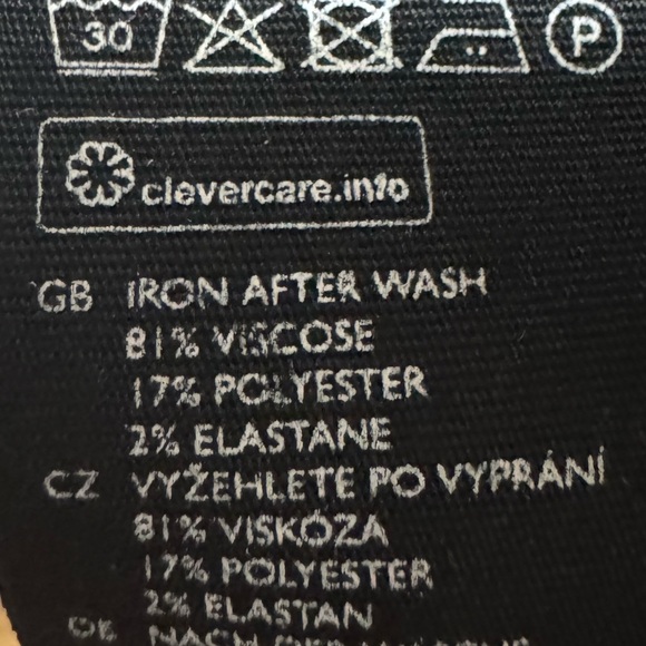 COS Black Slouchy Oversized Dress Pockets Size 6 - Picture 5 of 5